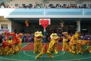 Dragon dance performance