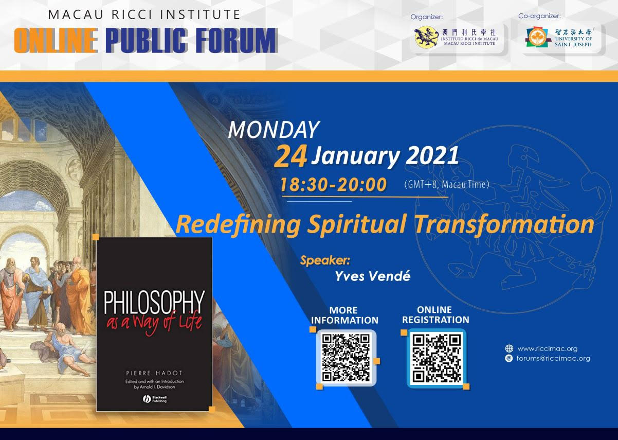 Ricci Institute to explore the path to spiritual transformation