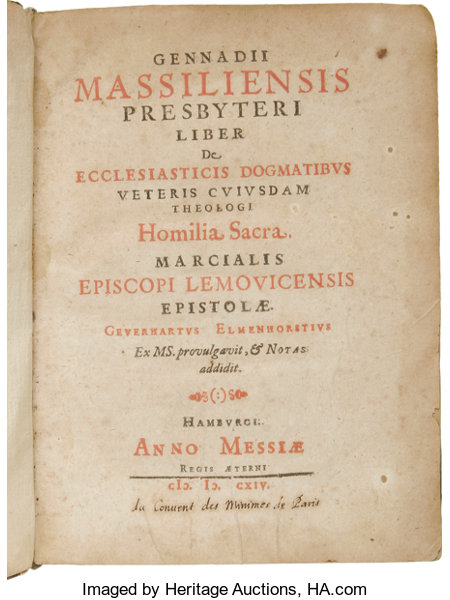 CHURCH FATHERS (58) – Gennadius Of Massilia