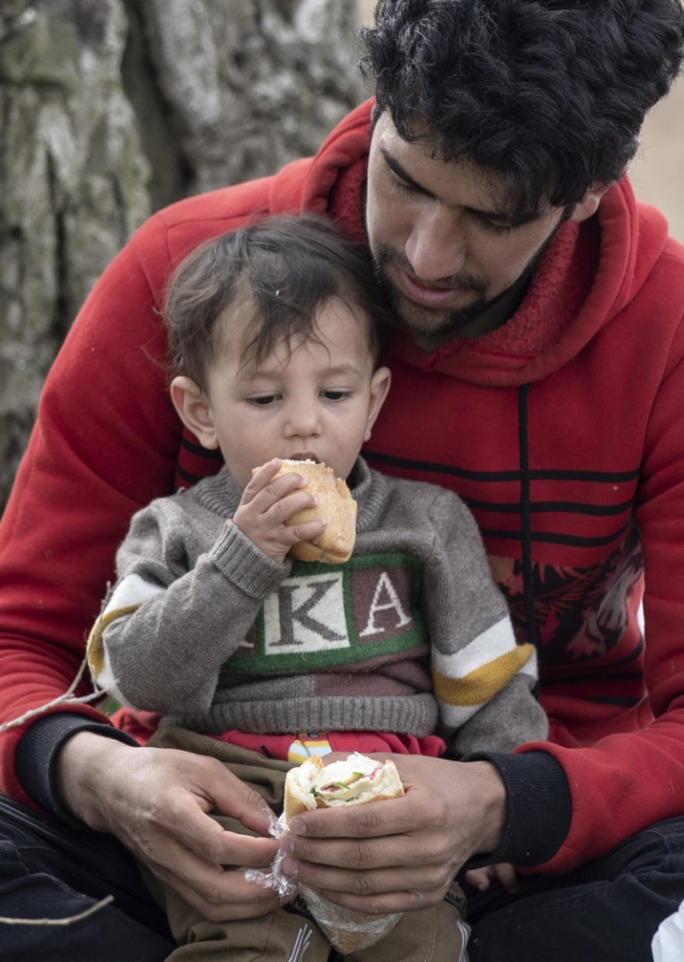 Um rosto de criança em Idlib
