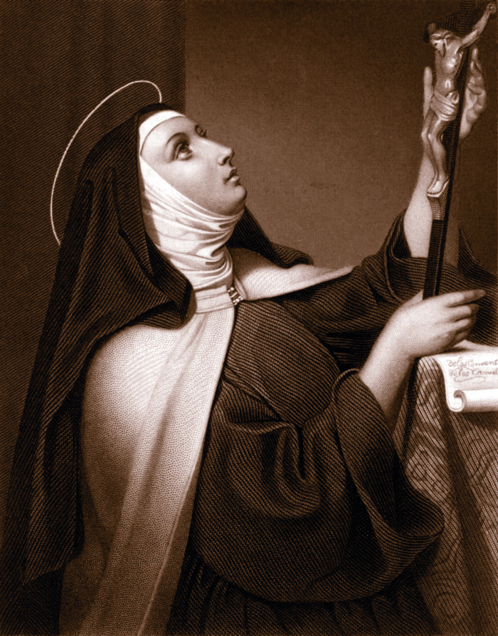 HOJE É DIA DE SANTA TERESA DE ÁVILA