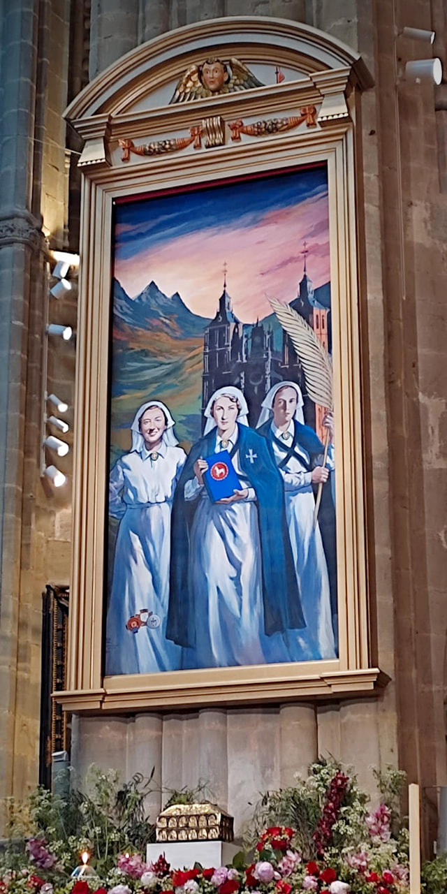 IGREJA BEATIFICOU AS TRÊS ENFERMEIRAS ESPANHOLAS MÁRTIRES, OLGA PÉREZ, MARÍA PILAR GULLÓN E OCTAVIA IGLESIAS