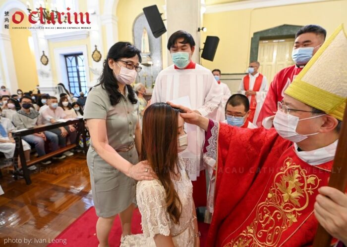 澳門教區五旬節前夕 聯合施放堅振聖事