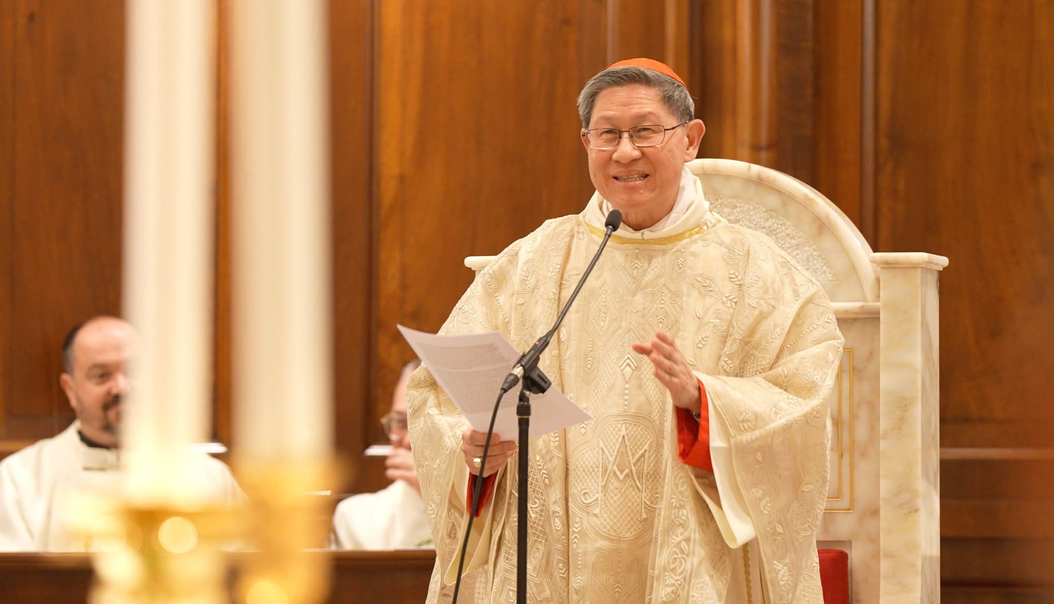 Luis Antonio Tagle (類思·安多尼·塔格萊) 樞機蒞臨澳門|樞機團新任團長將在澳門主禮大禮彌撒