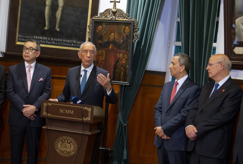MISERICÓRDIA RECEBEU A VISITA DO PRESIDENTE DE PORTUGAL