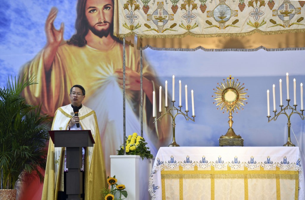 Procissão do Corpo de Cristo realizada sem a participação dos fiéis