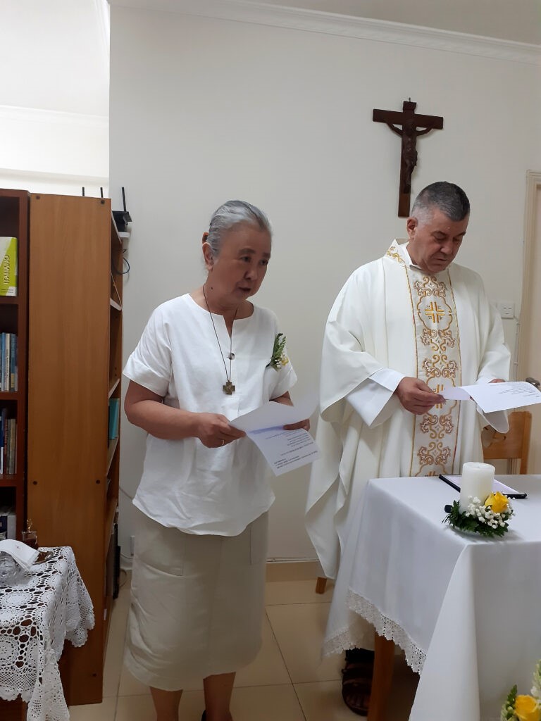 IRMÃ JUDETTE GALLARES COMEMOROU JUBILEU DE OURO VOCACIONAL