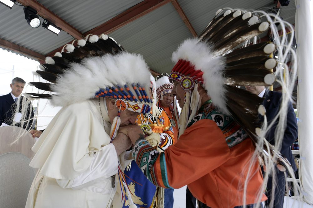 PAPA FRANCISCO DESPEDE-SE HOJE DO CANADÁ NO CÍRCULO POLAR ÁRCTICO