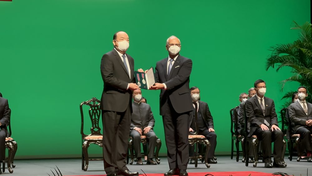 BNU DISTINGUIDO PELO GOVERNO DE MACAU