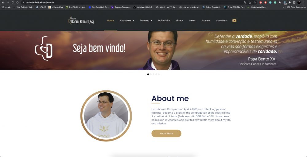PADRE DANIEL RIBEIRO, SCJ, LANÇOU NOVO PORTAL ELECTRÓNICO