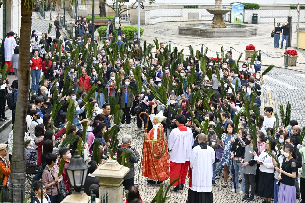 DOMINGO DE RAMOS CELEBRADO COM FORTE MENSAGEM AOS FIÉIS