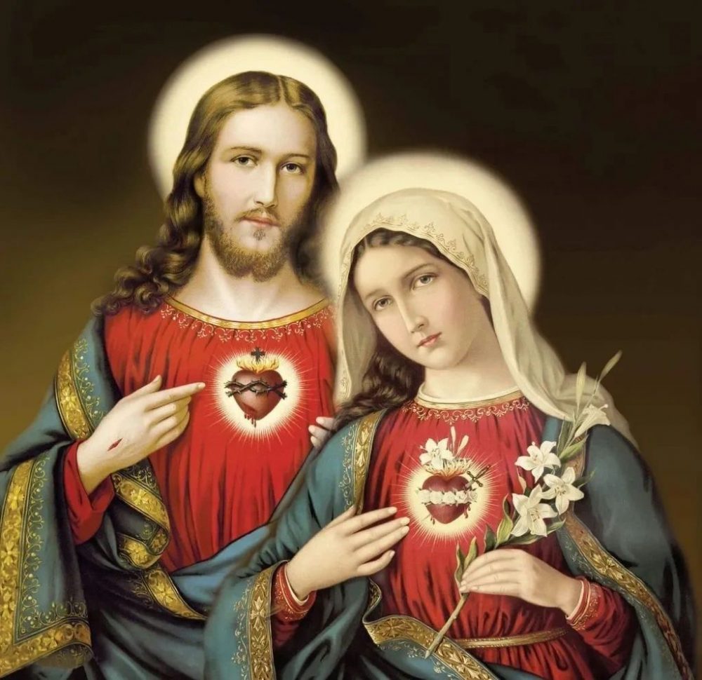IGREJA CELEBRA HOJE A SOLENIDADE DO SAGRADO CORAÇÃO DE JESUS. AMANHÃ É A VEZ DO IMACULADO CORAÇÃO DE MARIA