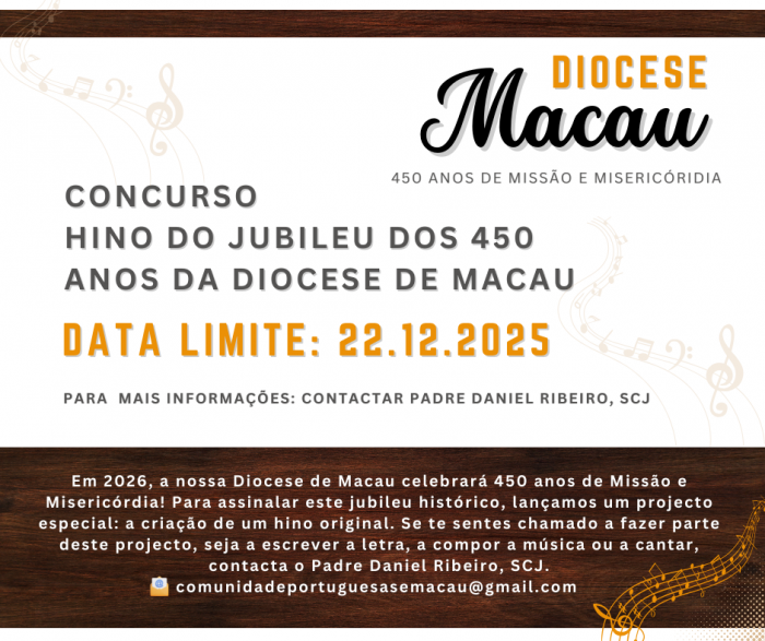 Concurso elege Hino em Português do Jubileu Diocesano