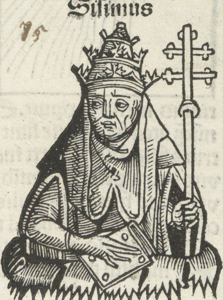 Lidar com romanos, lombardos e imperadores: João VI, João VII, Sisínio